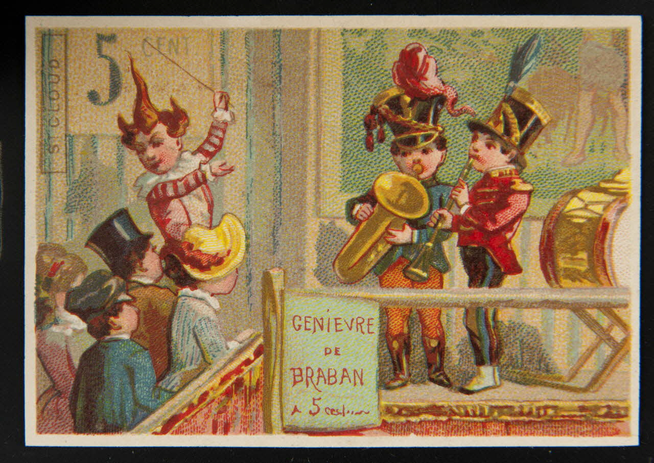 carte réclame chromo Paris 1880-1900 1995.1.1837.10 Photo