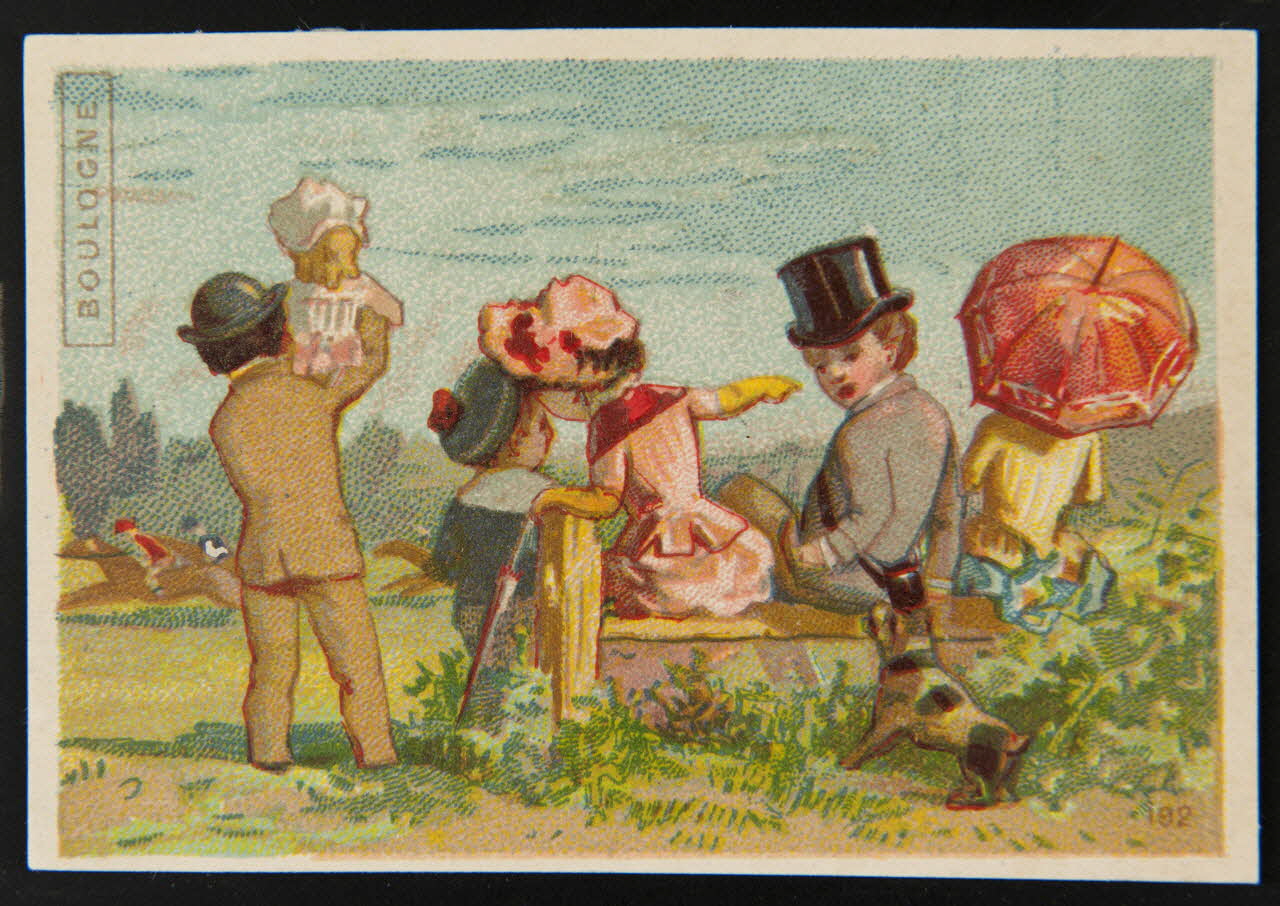 carte réclame chromo Paris 1880-1900 1995.1.1837.3 Photo