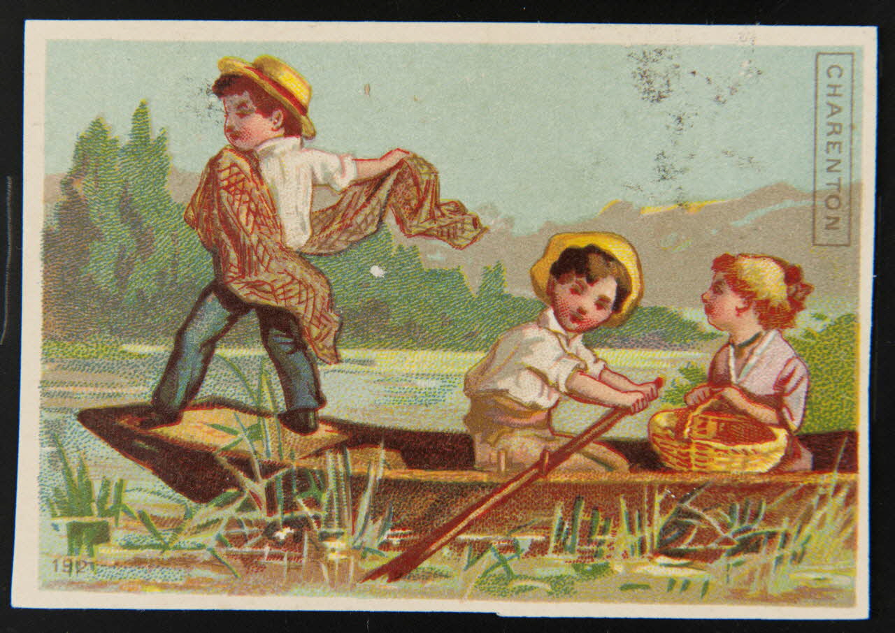 carte réclame chromo Paris 1880-1900 1995.1.1837.4 Photo