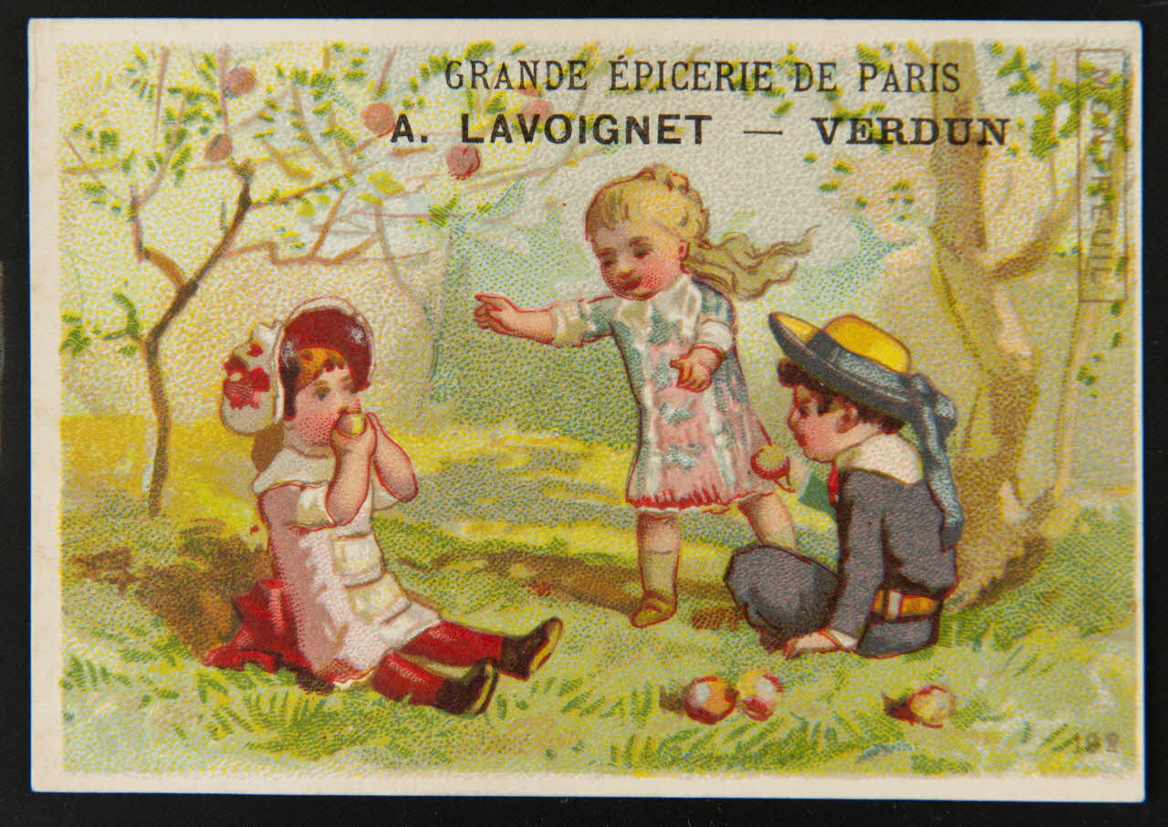 carte réclame chromo Paris 1880-1900 1995.1.1837.7 Photo