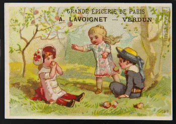 carte réclame chromo Paris 1880-1900 1995.1.1837.7 Photo
