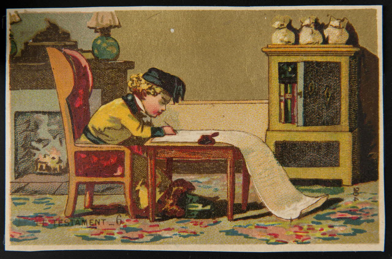 carte réclame chromo Paris 1880-1900 1995.1.1838.6 Photo