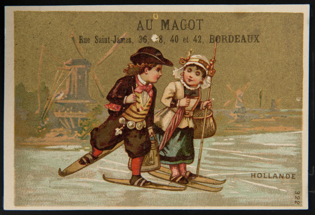 carte réclame chromo Paris 1880-1900 1995.1.1841.4 Photo