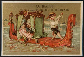 carte réclame chromo Paris 1880-1900 1995.1.1841.5 Photo
