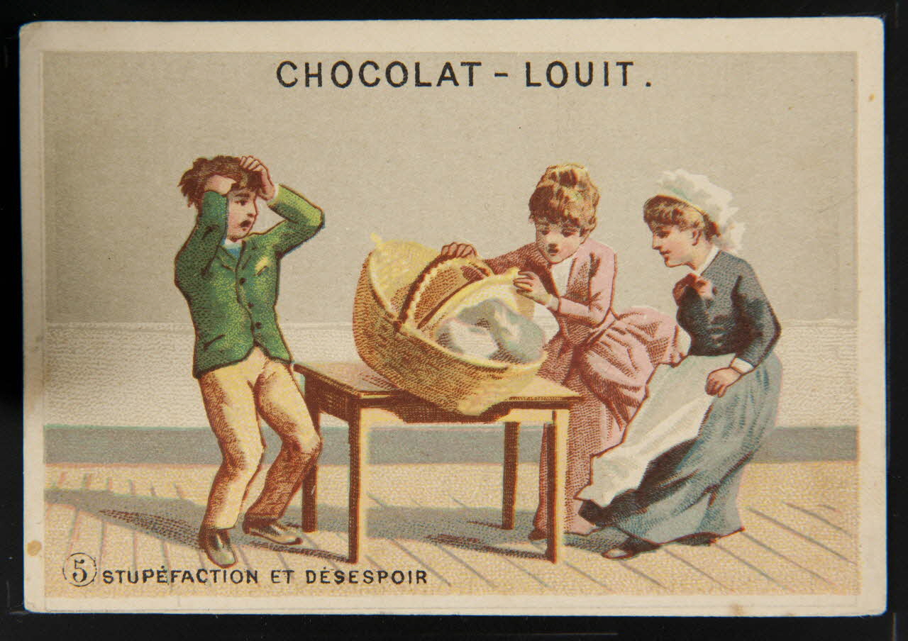 carte réclame chromo Paris 1880-1900 1995.1.1842.2 Photo