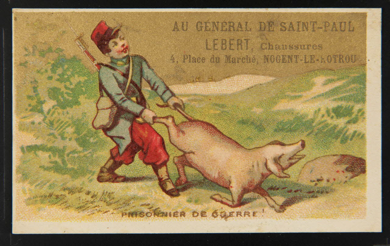 carte réclame chromo Paris 1880-1900 1995.1.1843.4 Photo