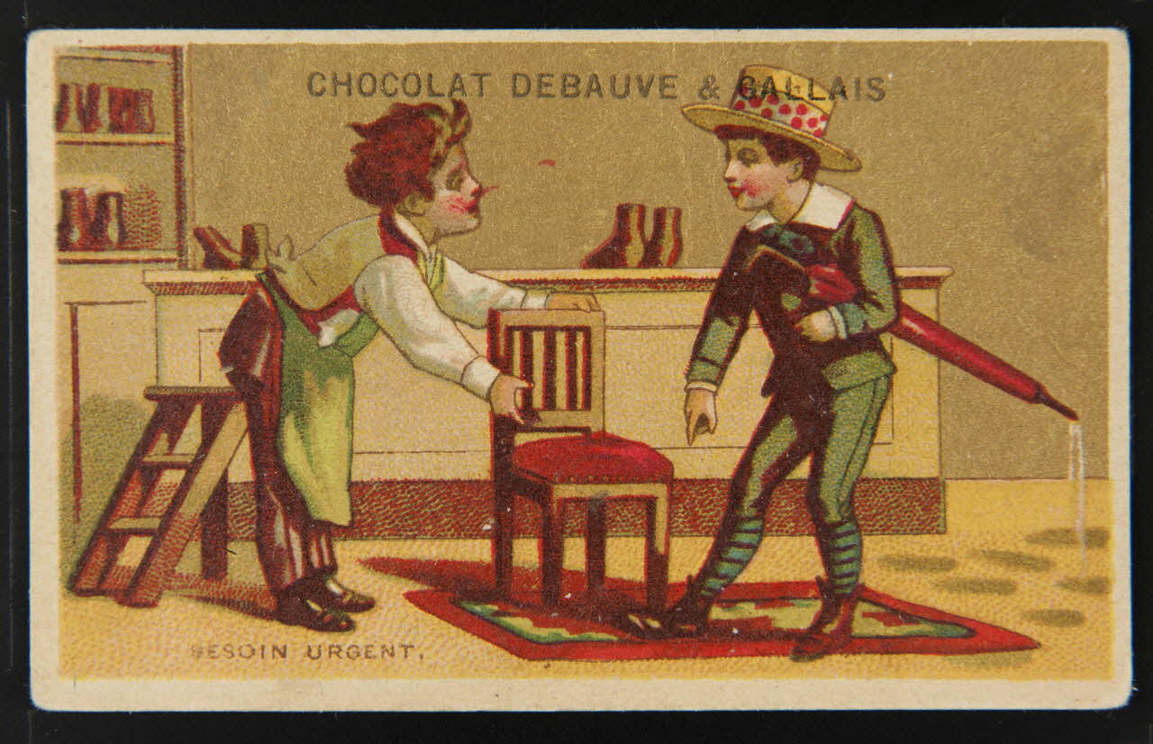 carte réclame chromo Dôle 1880-1900 1995.1.1844.1 Photo