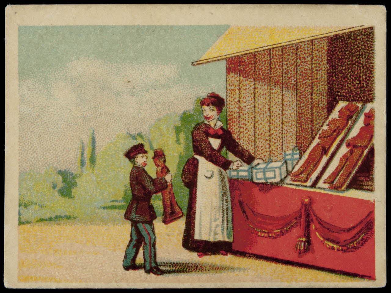 carte réclame chromo Dôle 1880-1882 1995.1.1848.3 Photo