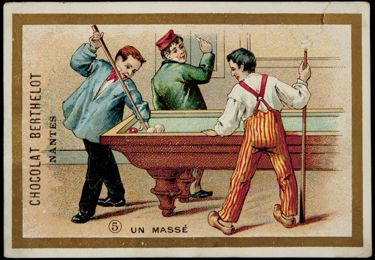 carte réclame chromo Paris 1880-1900 1995.1.1849.1 Photo