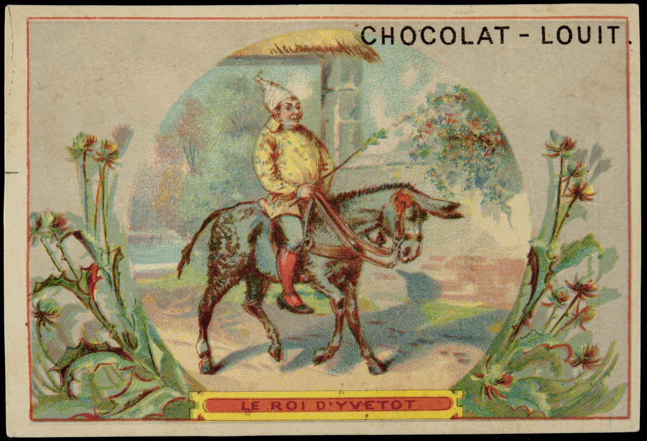 carte réclame chromo Paris 1880-1900 1995.1.1851.2 Photo