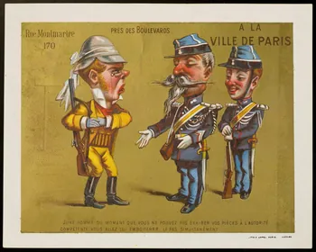 carte réclame chromo Paris 1875-1886 1995.1.1857.2 Photo