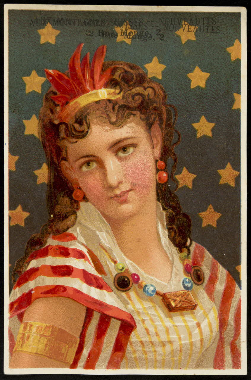 Gouweloos ; Bouillon-Rivoyre carte réclame chromo Bruxelles 1878-1905 1995.1.1863.2 Photo