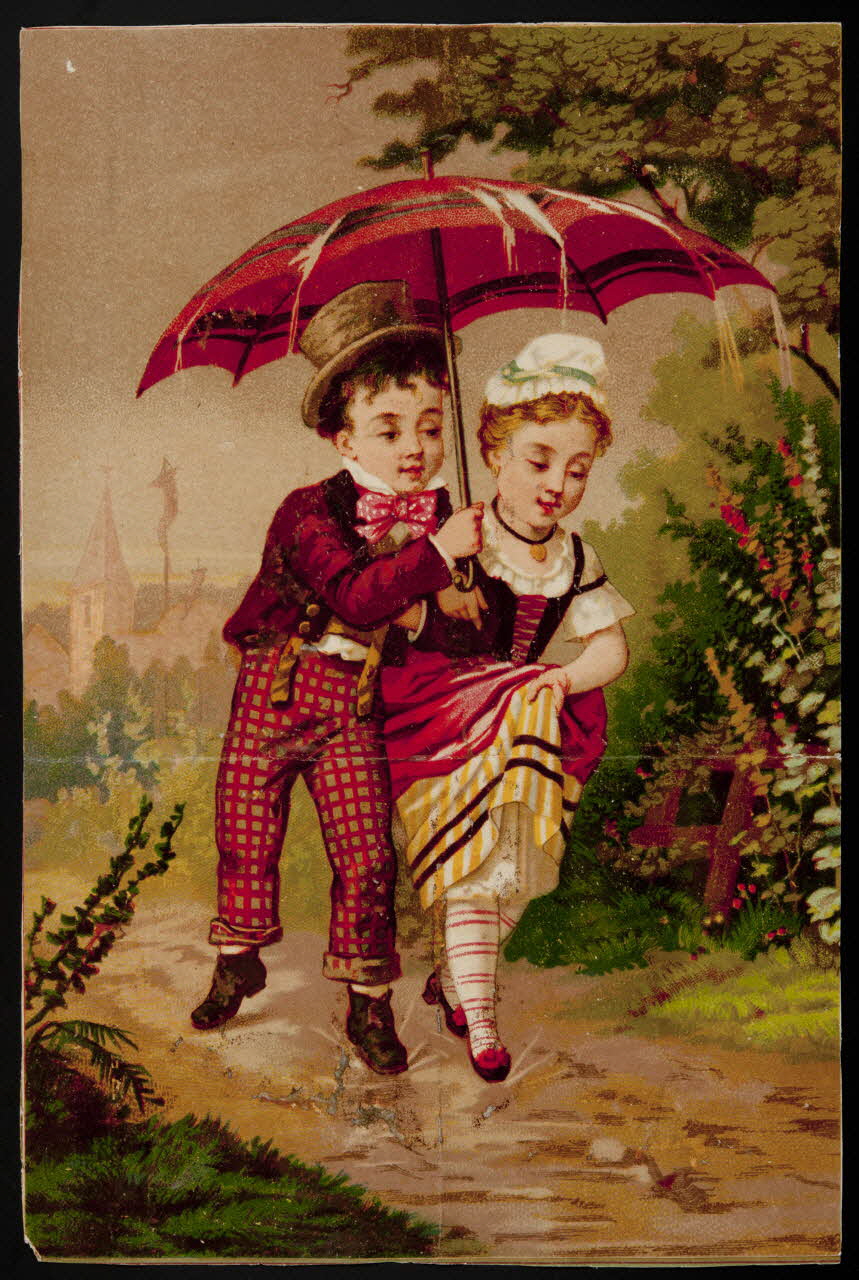 Bognard carte réclame chromo Paris 1876-1918 1995.1.1867.1 Photo