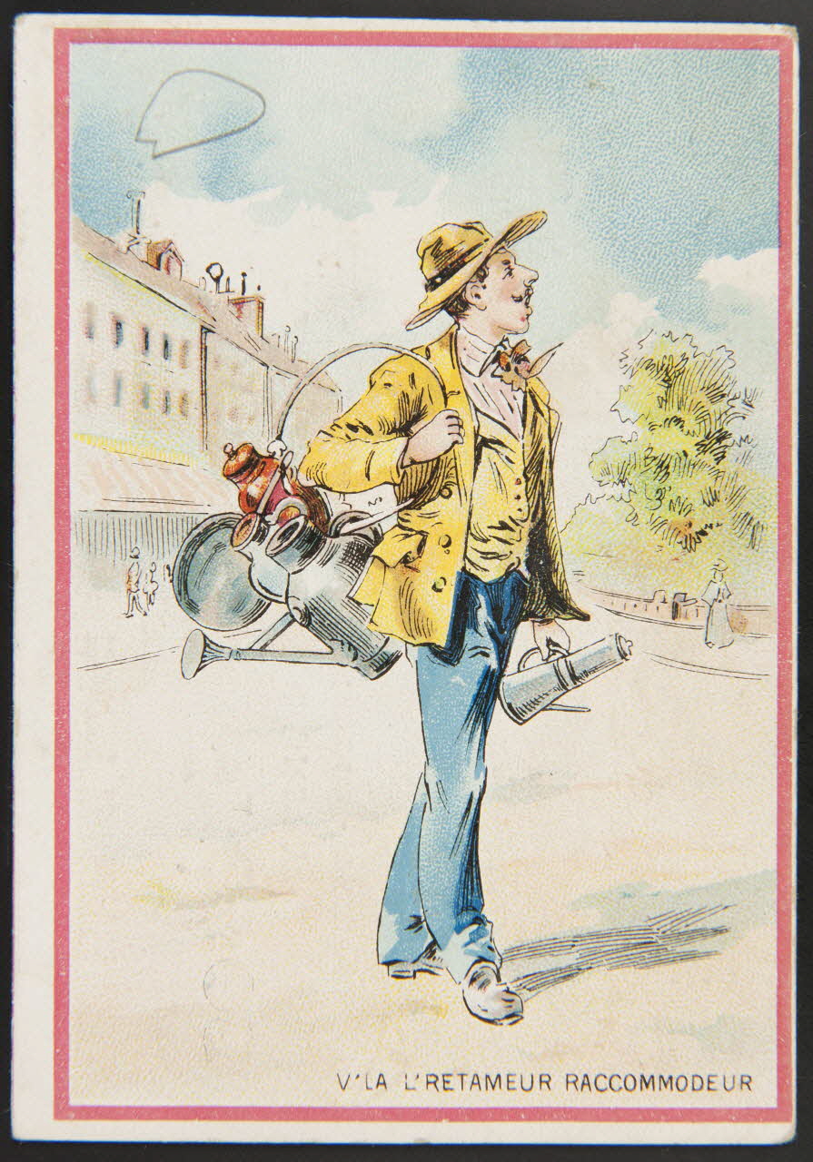 Jehenne carte réclame chromo Paris 1885-1920 1995.1.1874.4 Photo