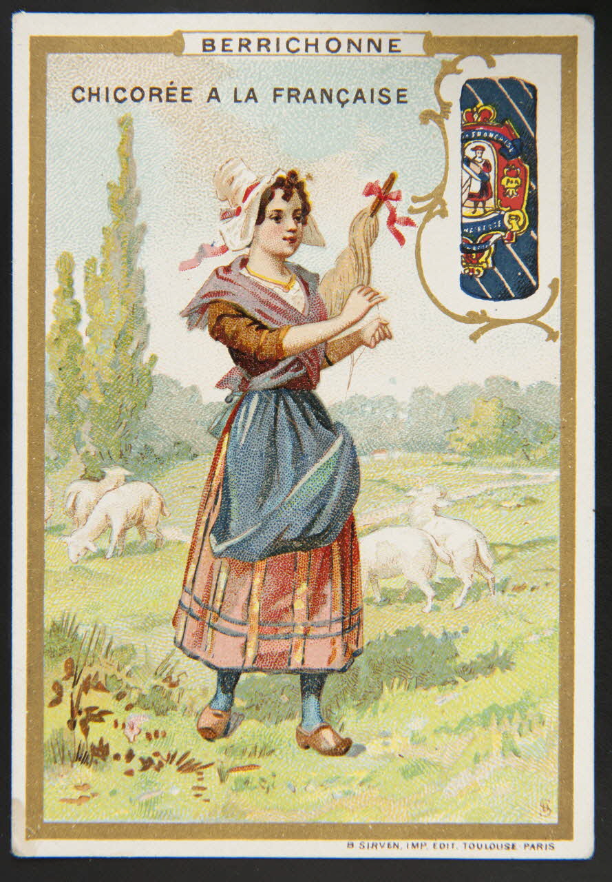 Jehenne carte réclame chromo Paris 1895-1920 1995.1.1875.4 Photo