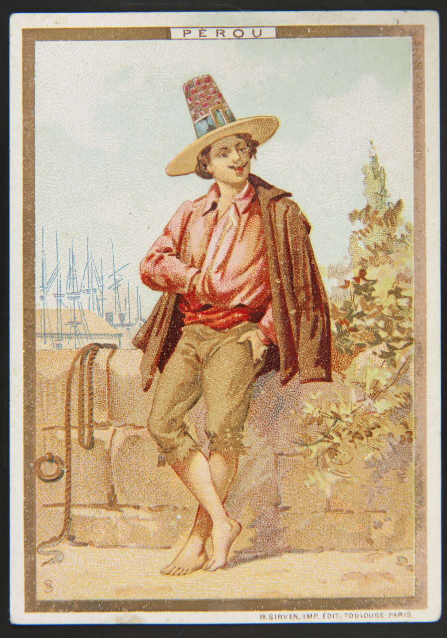 Jehenne carte réclame chromo Paris 1895-1920 1995.1.1876.7 Photo