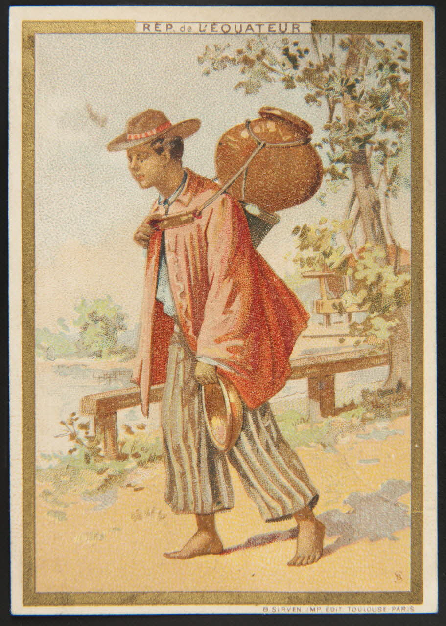 Jehenne carte réclame chromo Paris 1895-1920 1995.1.1876.9 Photo