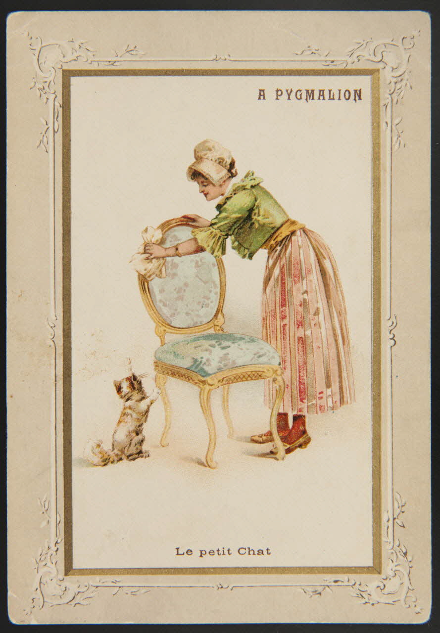 Jehenne carte réclame chromo Paris 1895-1920 1995.1.1877.1 Photo