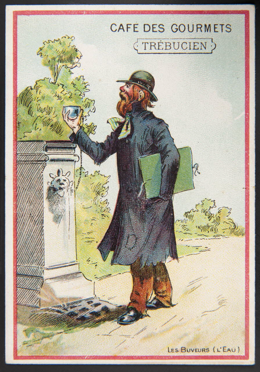 Jehenne carte réclame chromo Paris 1895-1920 1995.1.1879.10  Photo