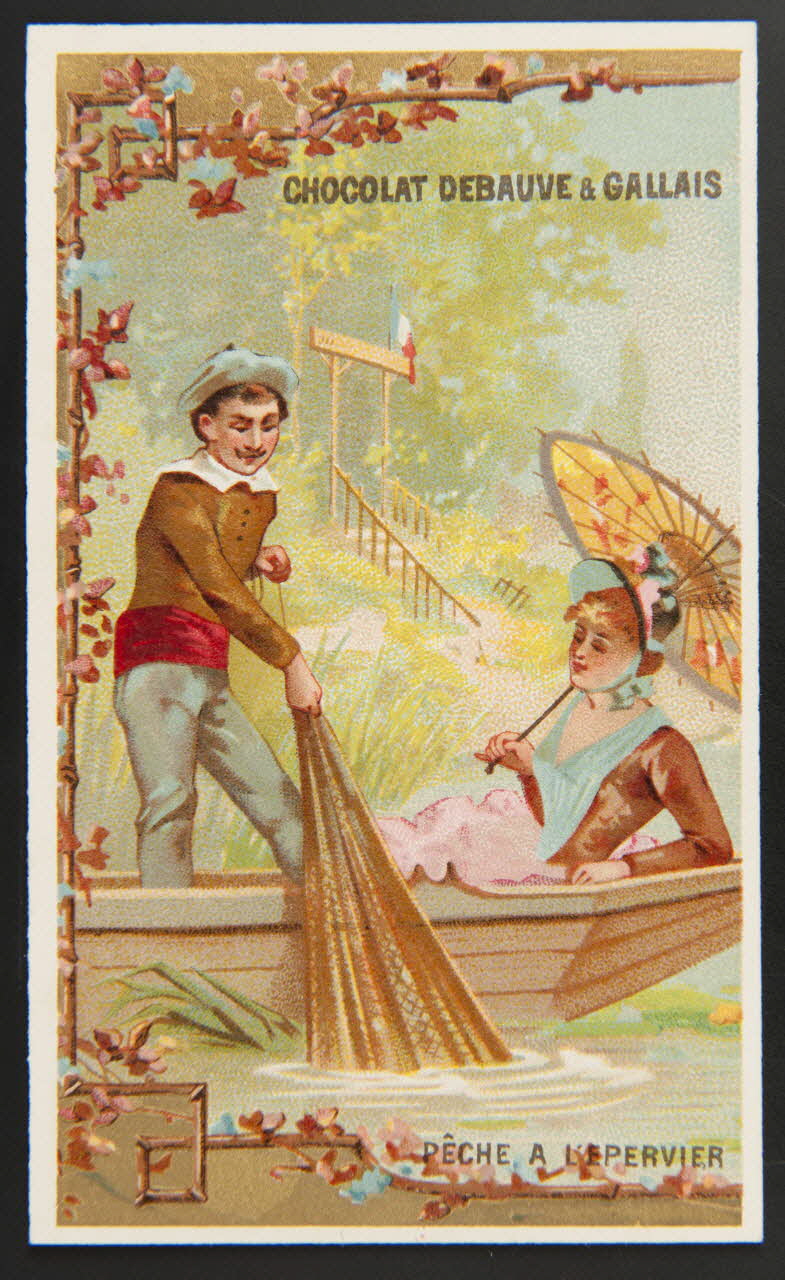 Jehenne ; L. Pacon carte réclame chromo Paris 1886-1889 1995.1.1885.1 Photo