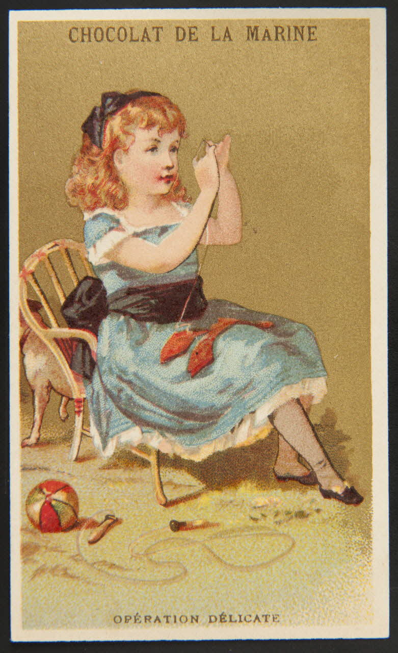 Jehenne ; L. Pacon carte réclame chromo Paris 1886-1889 1995.1.1886.3 Photo