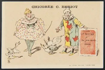 Jehenne carte réclame chromo Paris 1895-1920 1995.1.1890.1 Photo