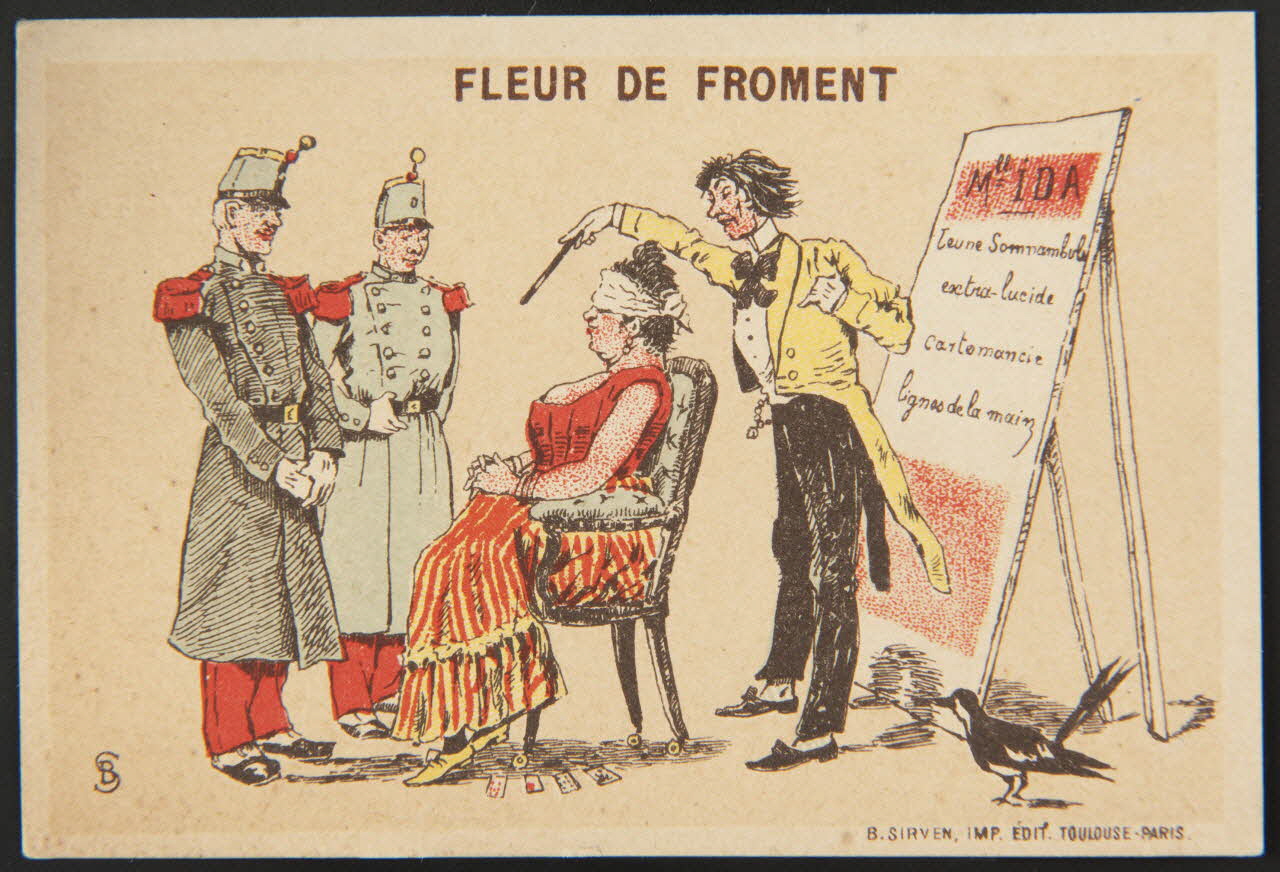 Jehenne carte réclame chromo Paris 1895-1920 1995.1.1890.2 Photo