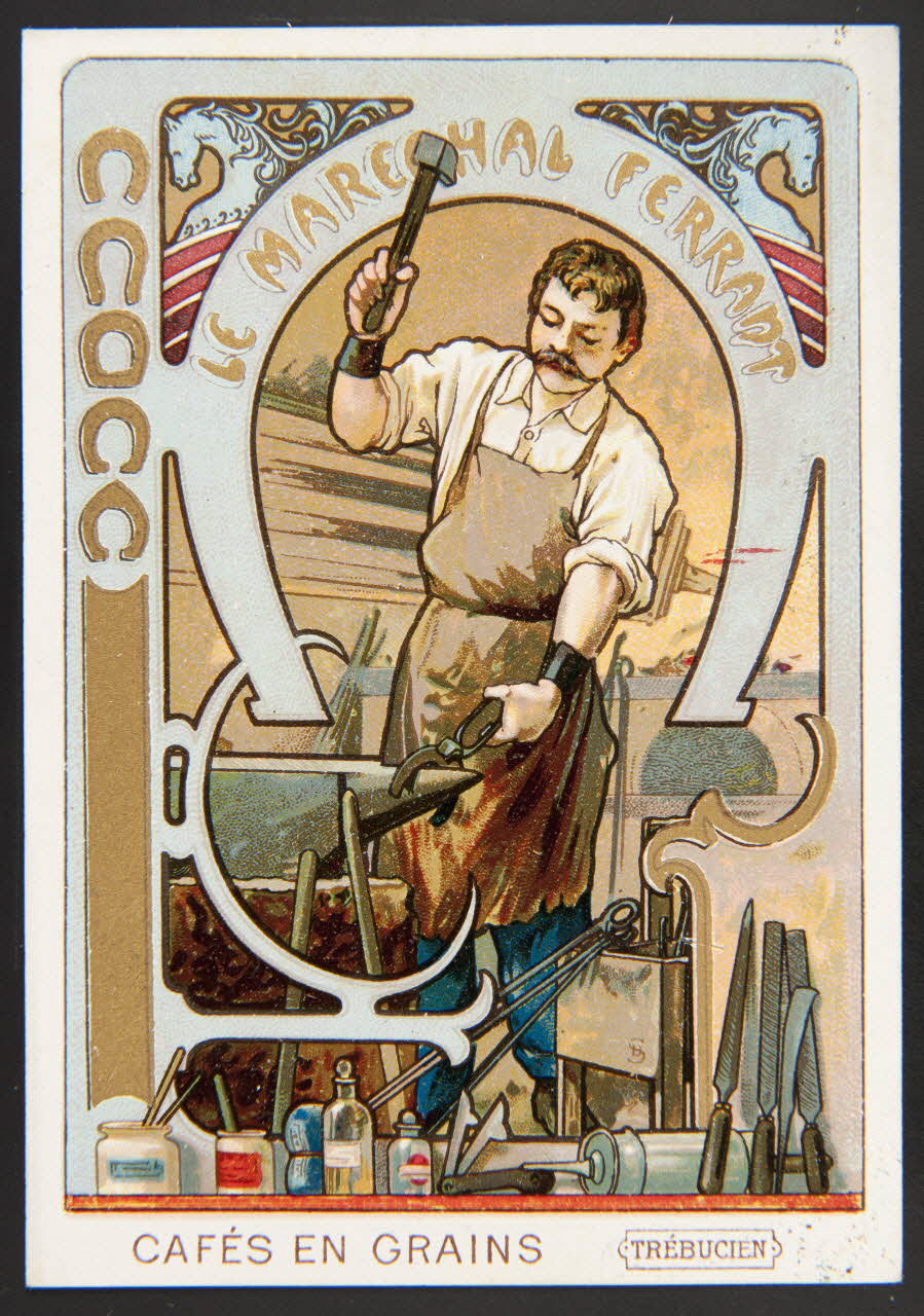 Jehenne carte réclame chromo Paris 1895-1920 1995.1.1892.11 Photo