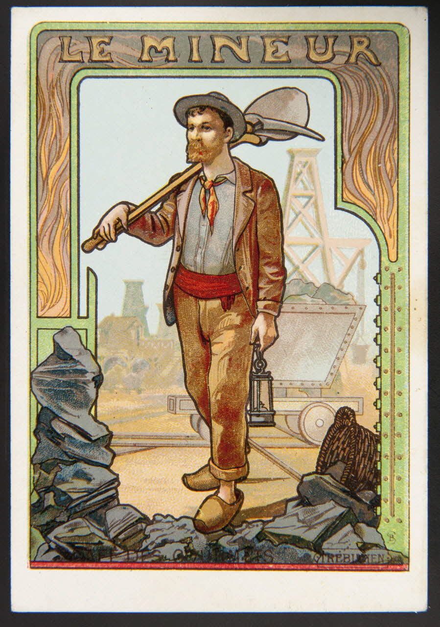 Jehenne carte réclame chromo Paris 1895-1920 1995.1.1892.13 Photo