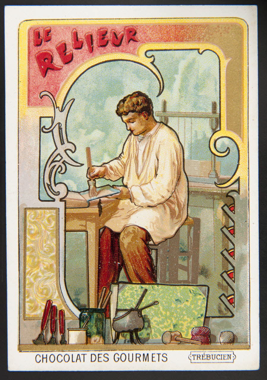 Jehenne carte réclame chromo Paris 1895-1920 1995.1.1892.19 Photo