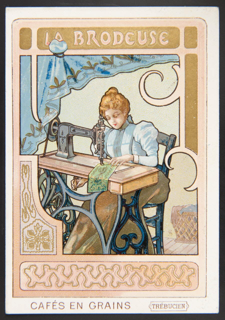 Jehenne carte réclame chromo Paris 1895-1920 1995.1.1892.2 Photo