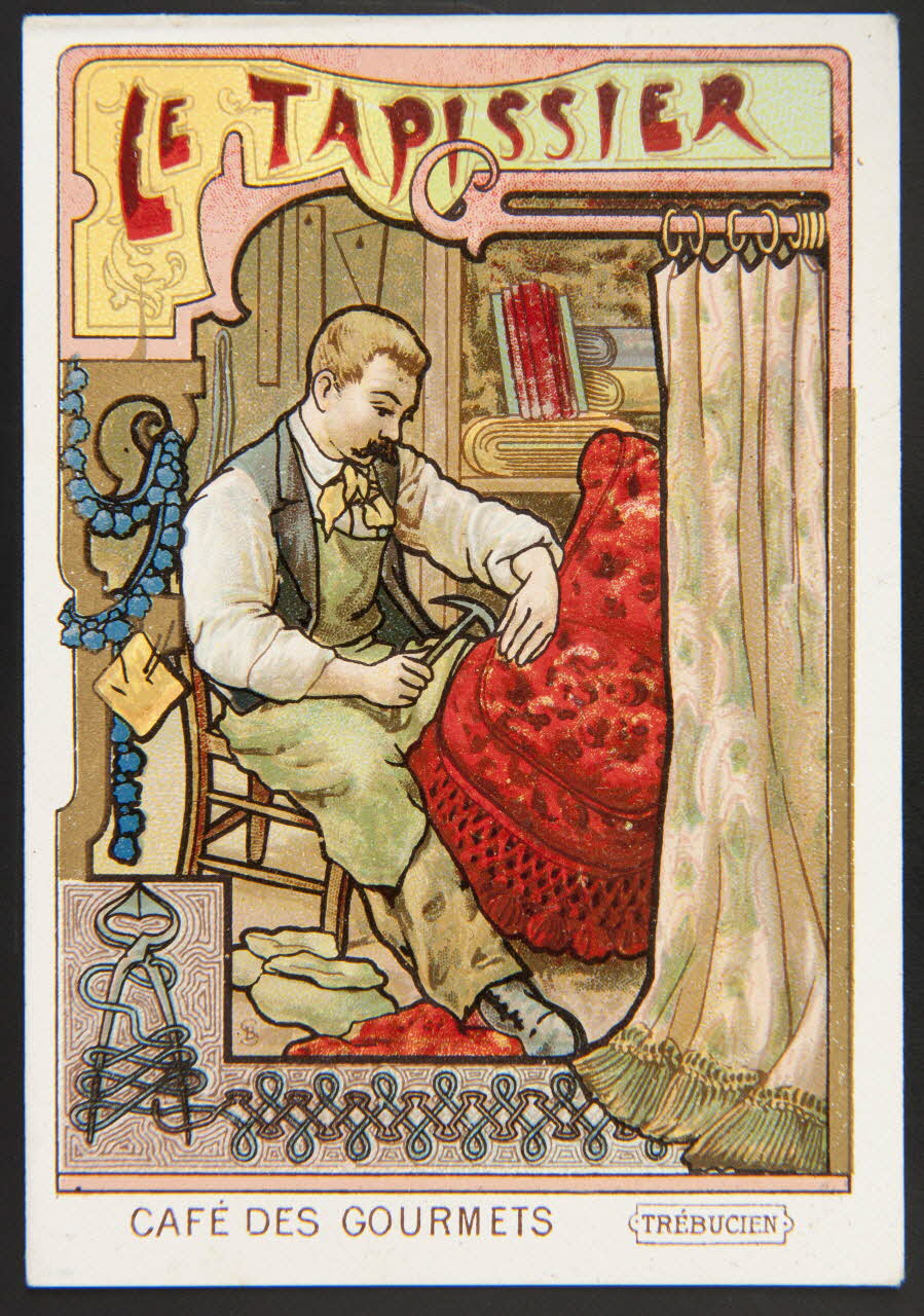 Jehenne carte réclame chromo Paris 1895-1920 1995.1.1892.21 Photo