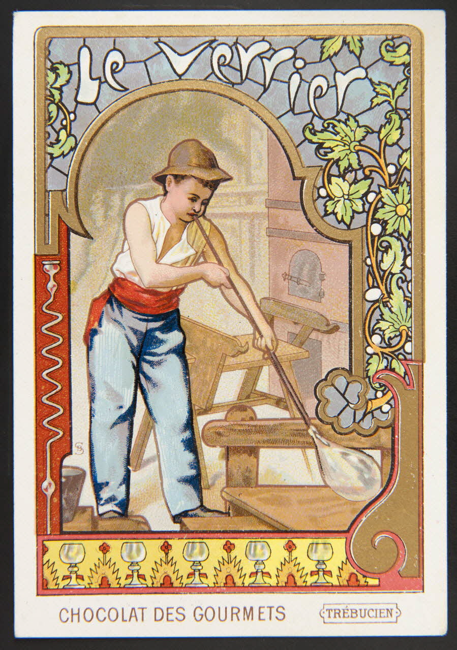 Jehenne carte réclame chromo Paris 1895-1920 1995.1.1892.24 Photo