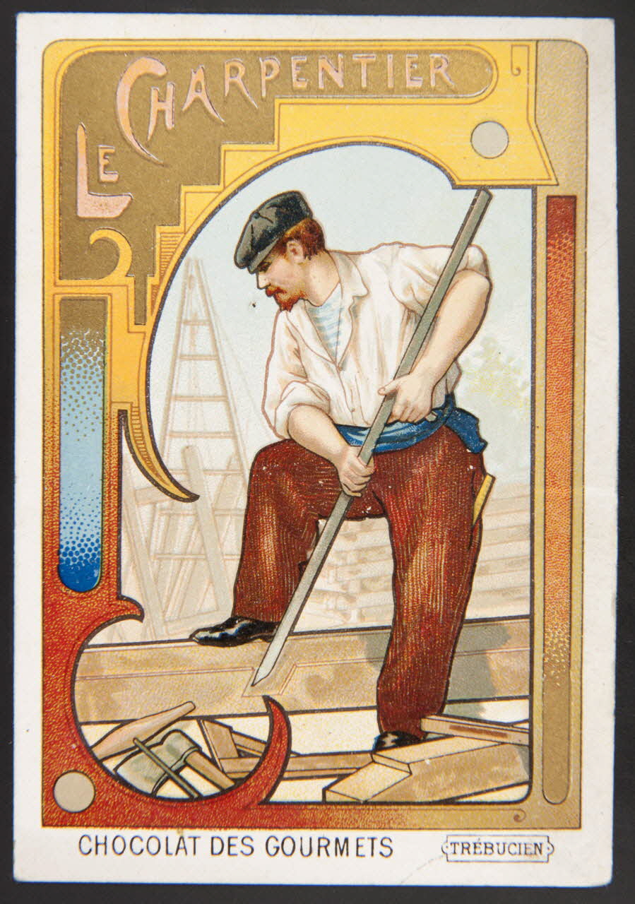 Jehenne carte réclame chromo Paris 1895-1920 1995.1.1892.3 Photo