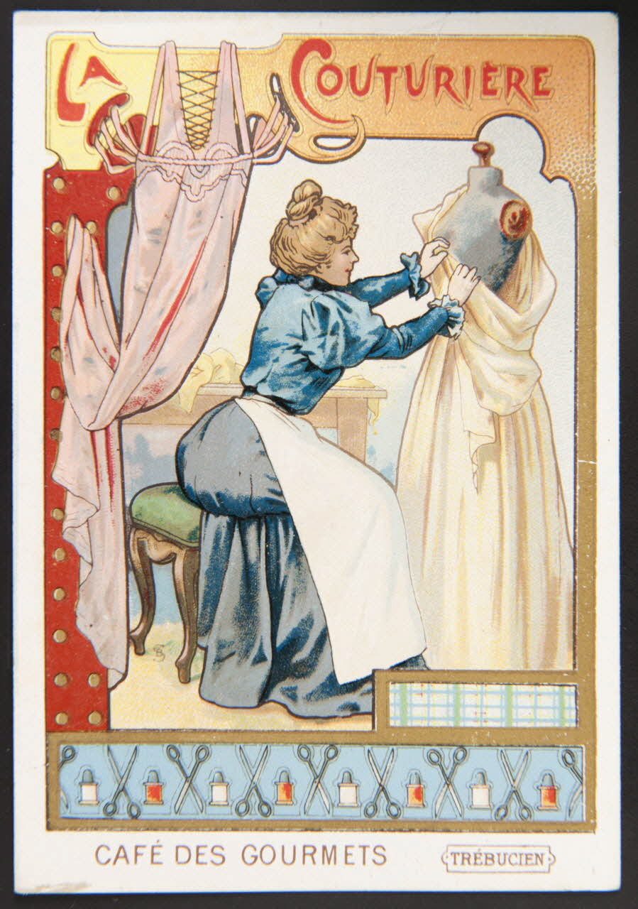 Jehenne carte réclame chromo Paris 1895-1920 1995.1.1892.5 Photo