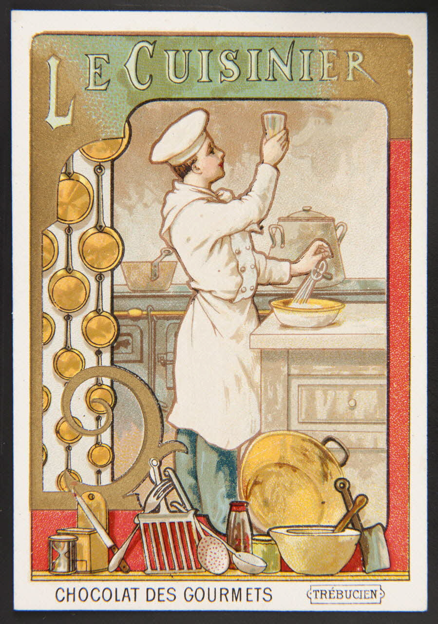Jehenne carte réclame chromo Paris 1895-1920 1995.1.1892.6 Photo