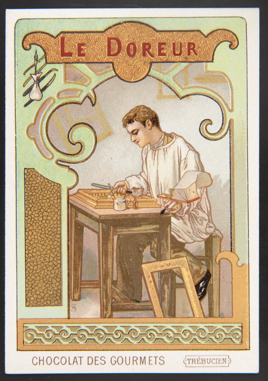 Jehenne carte réclame chromo Paris 1895-1920 1995.1.1892.7 Photo