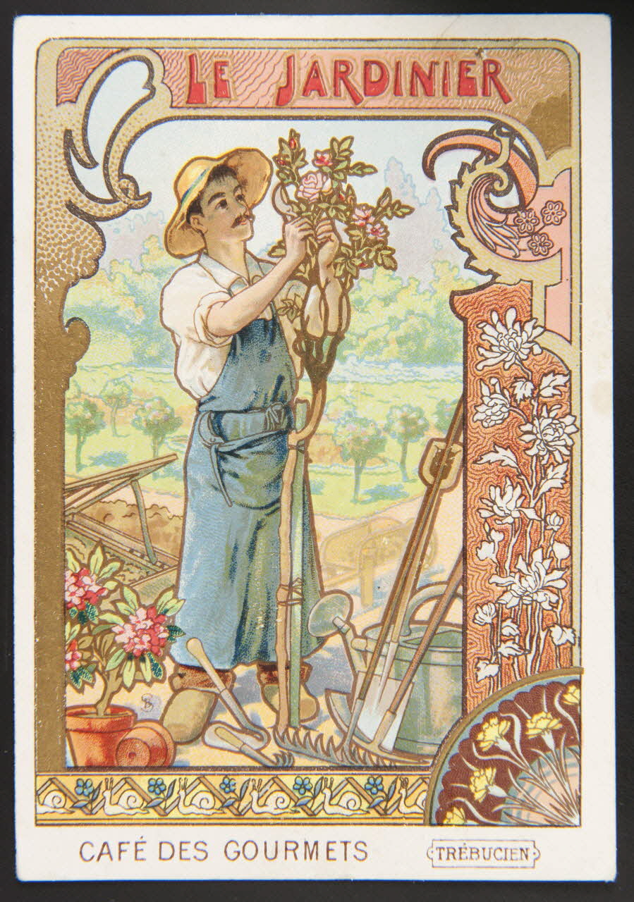 Jehenne carte réclame chromo Paris 1895-1920 1995.1.1892.9 Photo