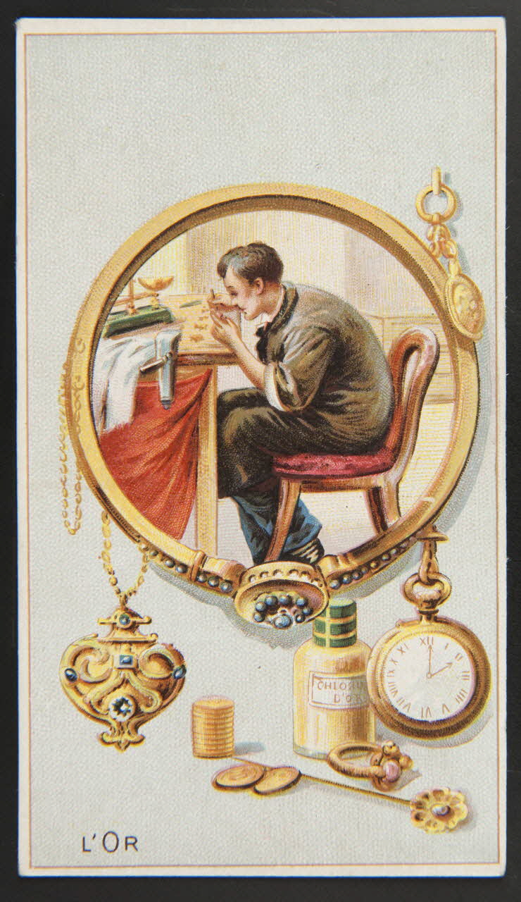 Jehenne carte réclame chromo Paris 1885-1920 1995.1.1894.1 Photo