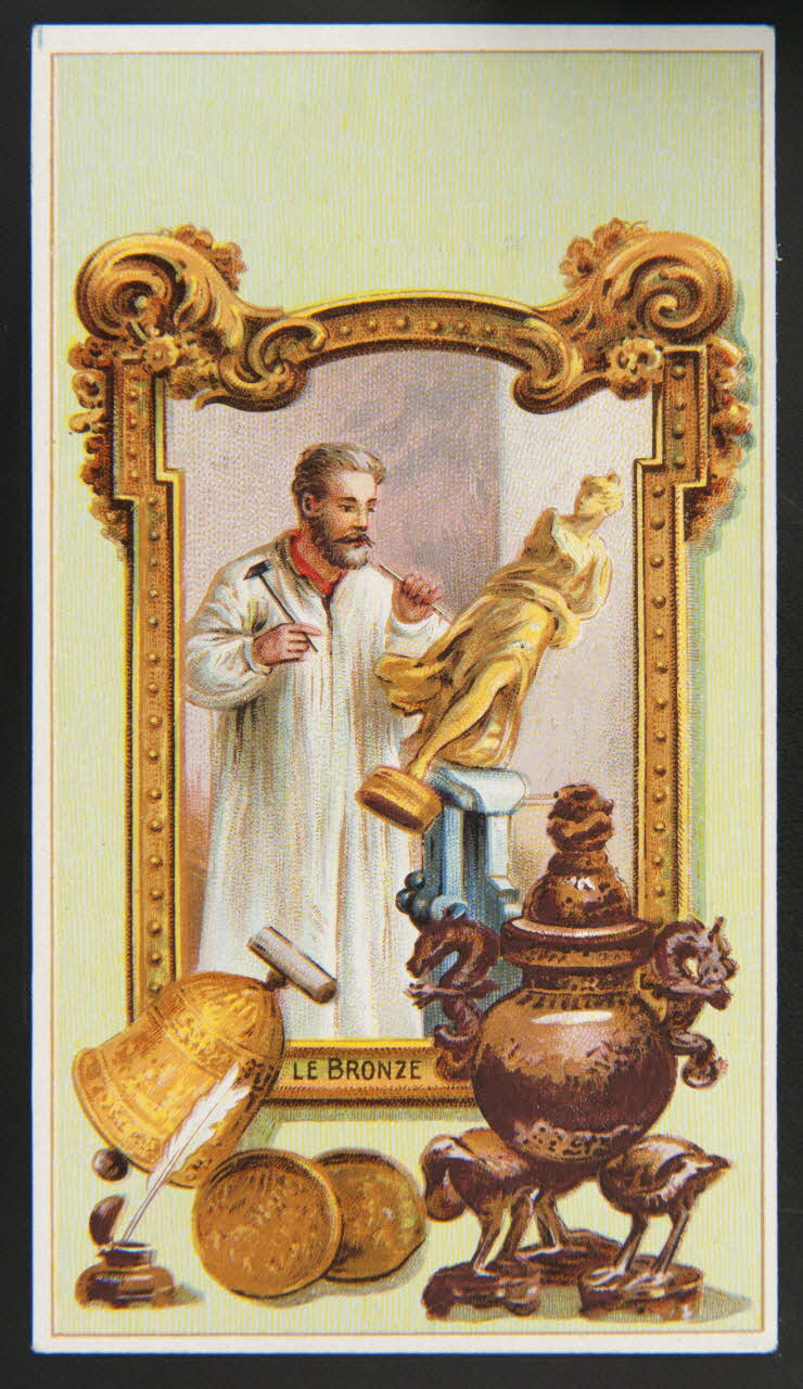 Jehenne carte réclame chromo Paris 1885-1920 1995.1.1894.4 Photo