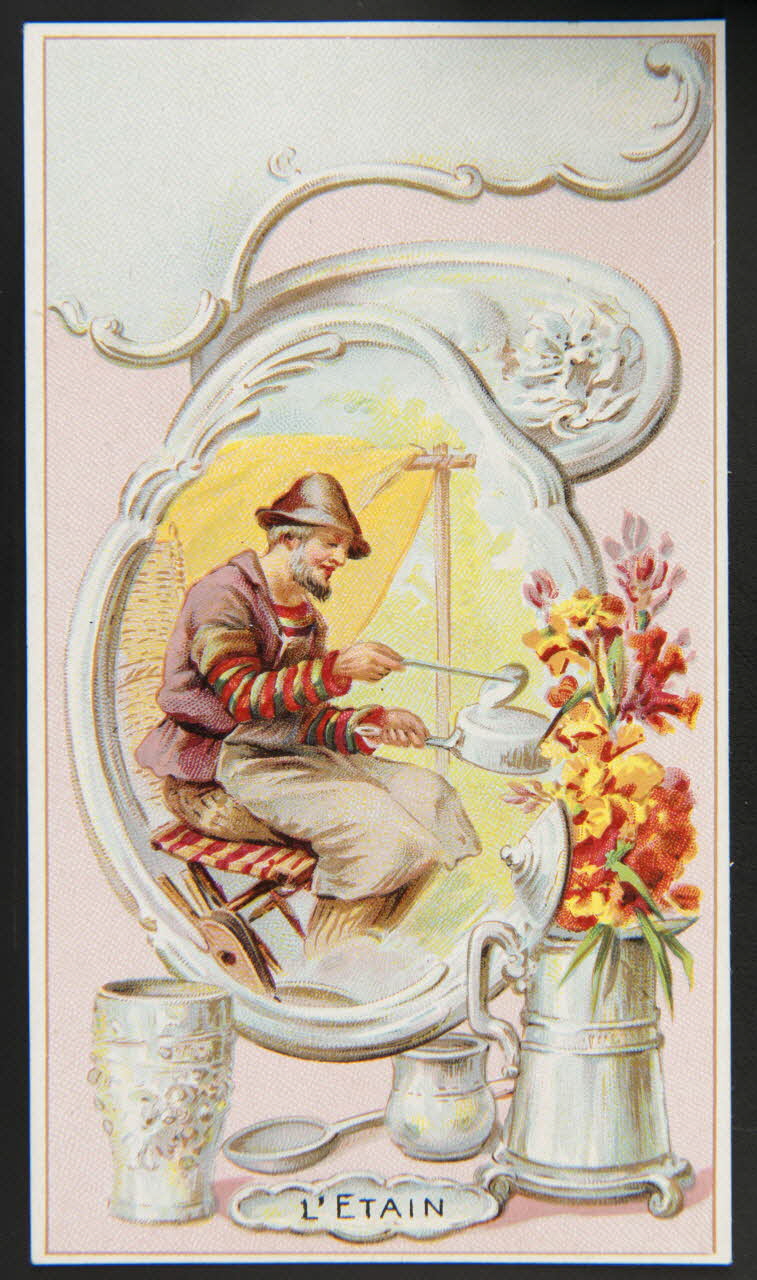 Jehenne carte réclame chromo Paris 1885-1920 1995.1.1894.6 Photo