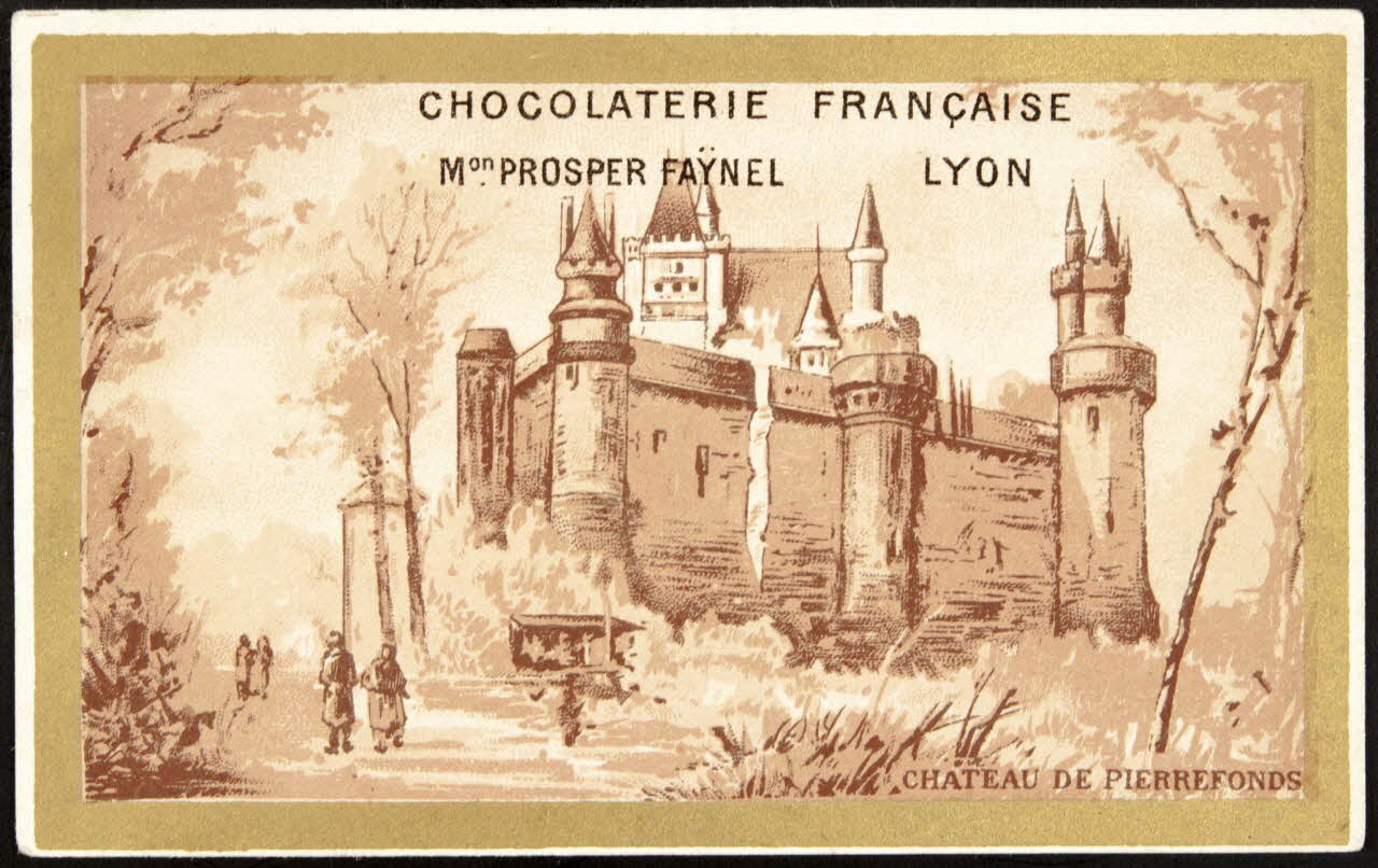 Jehenne ; L. Pacon carte réclame chromo Paris 1886-1889 1995.1.1896.2 Photo