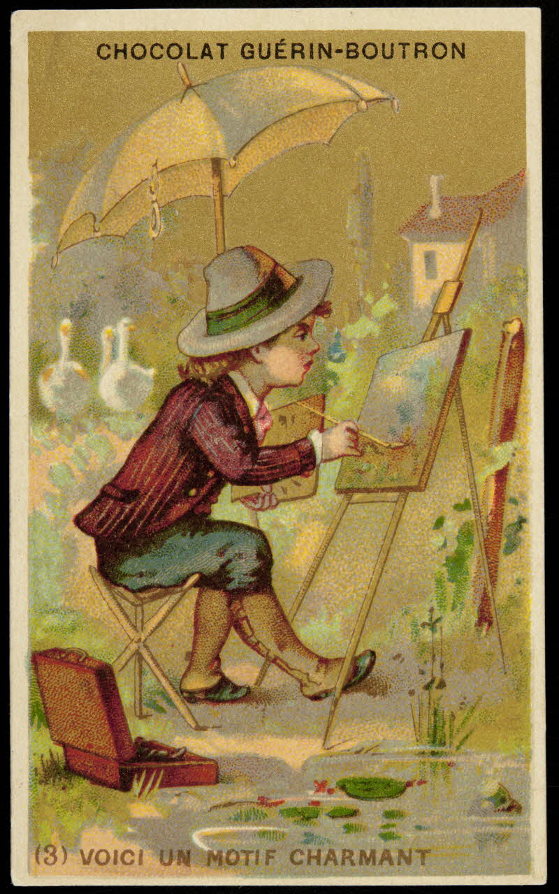 carte réclame chromo Paris 1881-1889 1995.1.190.3 Photo