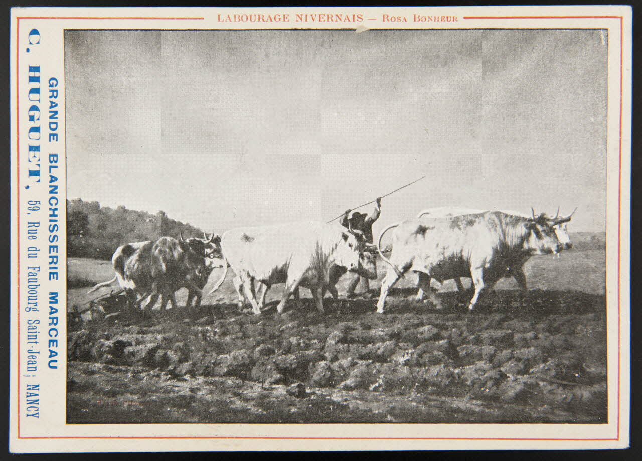 Braun-Clément ; Léopold Verger carte réclame chromo Paris 1849 1995.1.1901.19 Photo