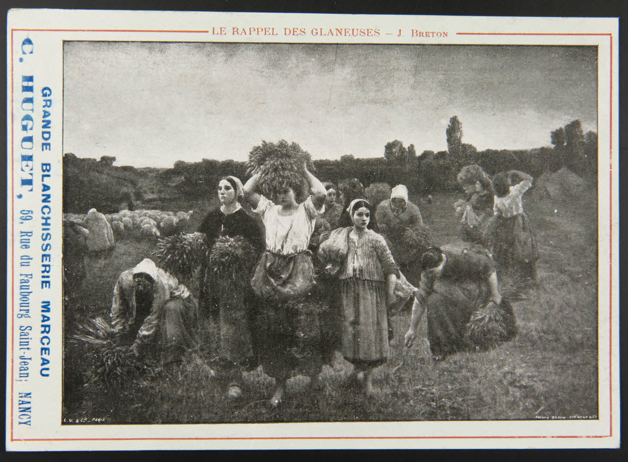 Braun-Clément ; Léopold Verger carte réclame chromo Paris 1859 1995.1.1901.5 Photo