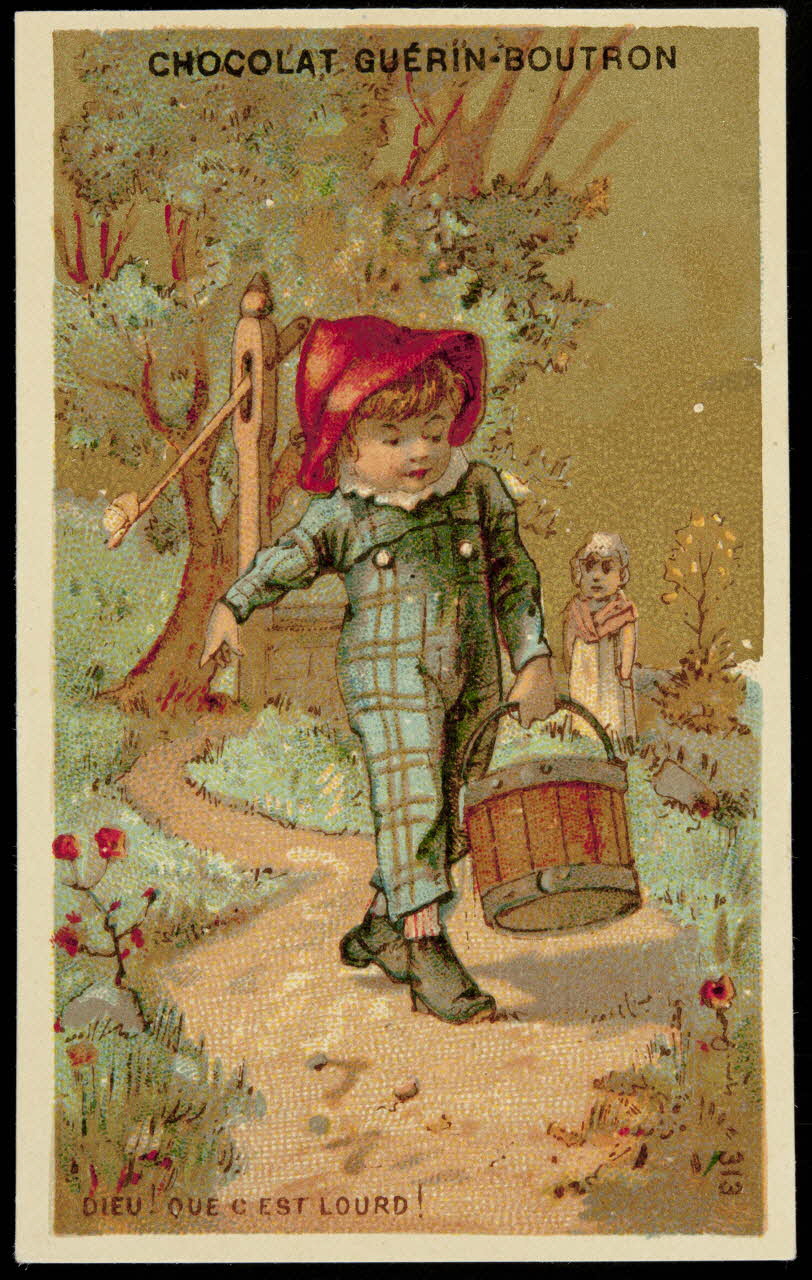 carte réclame chromo Paris 1881-1889 1995.1.191.1 Photo