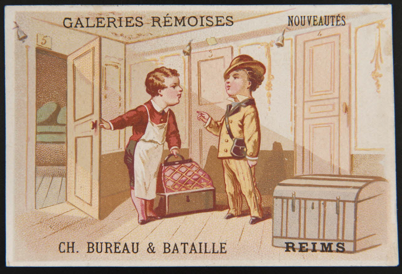 Hamelin carte réclame chromo Paris 1877 1995.1.1942.1 Photo