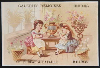 Hamelin carte réclame chromo Paris 1877 1995.1.1942.3  Photo