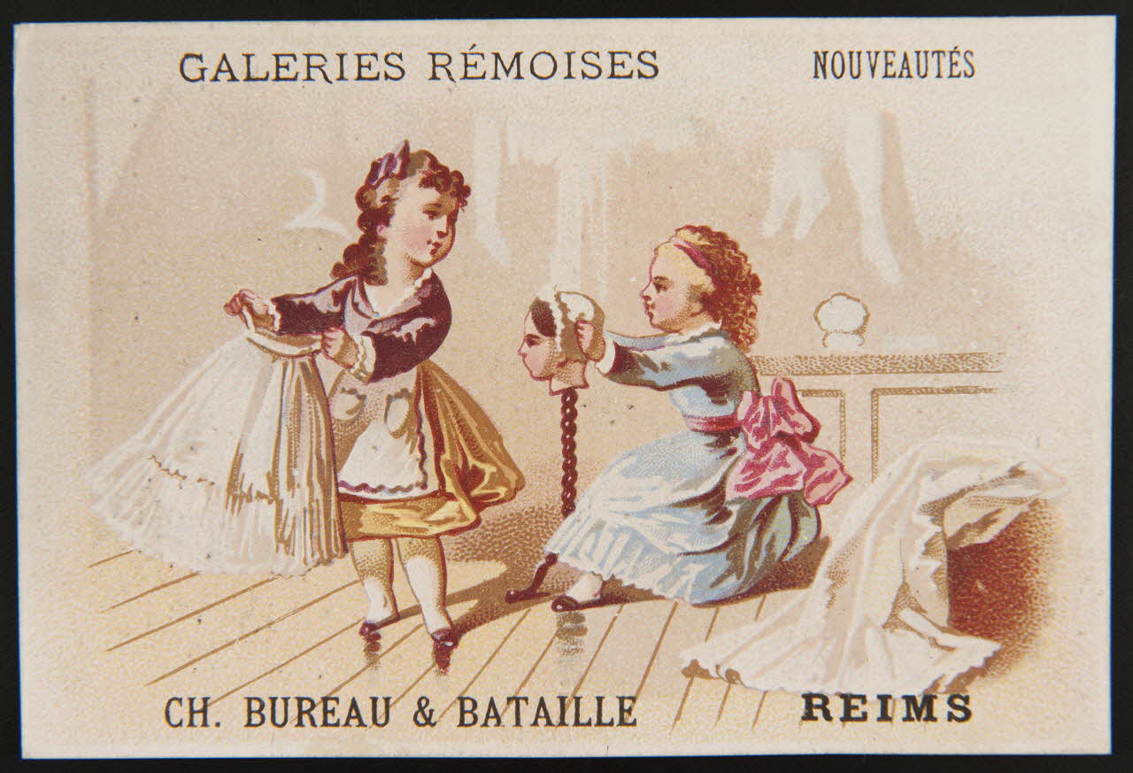 Hamelin carte réclame chromo Paris 1877 1995.1.1942.5 Photo