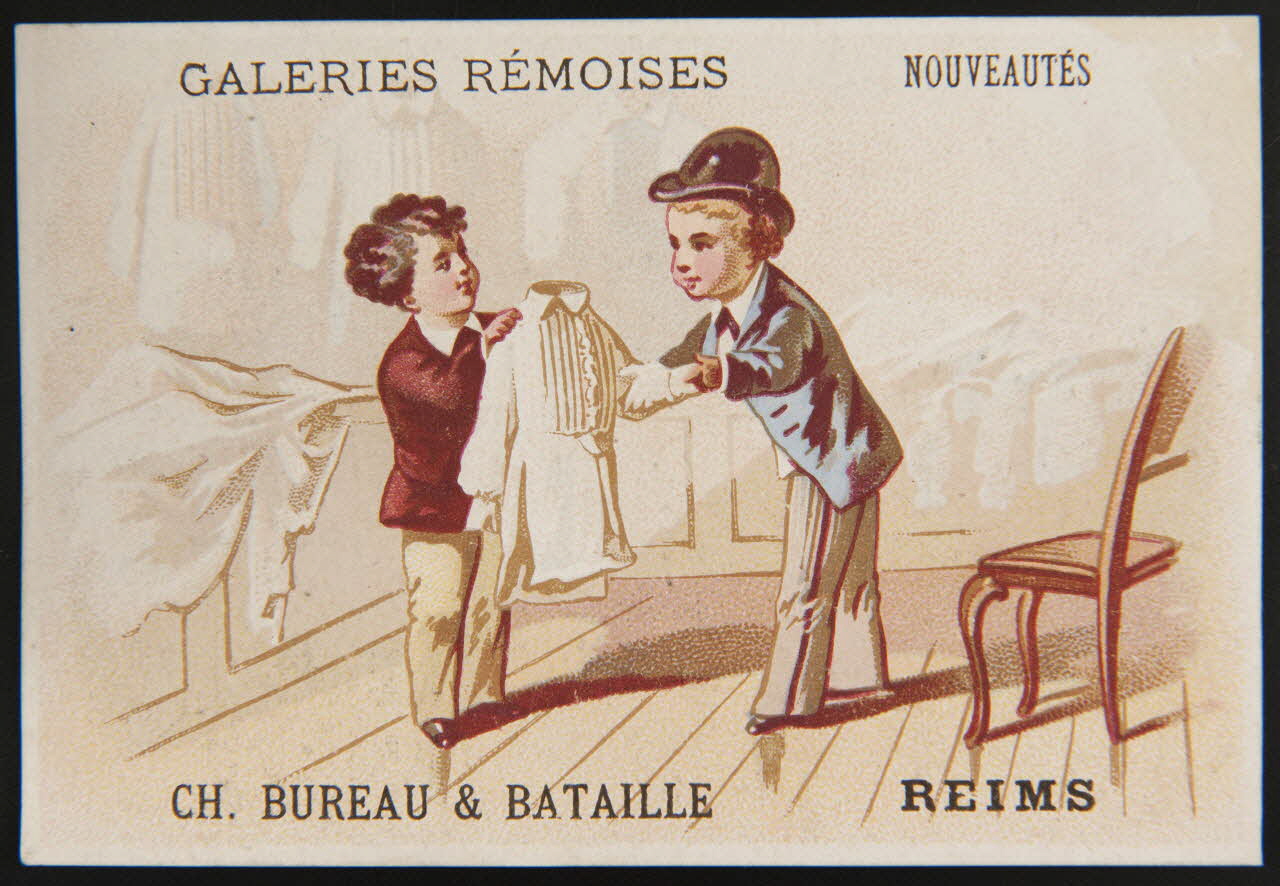 Hamelin carte réclame chromo Paris 1877 1995.1.1942.6 Photo